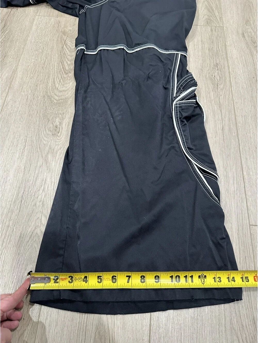 Vintage Macgear Rave Pants 34x31 Cargo Wide Leg Y2K Glow Drum Bass Festival